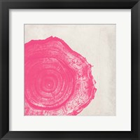 Framed Tree Stump Hot Pink