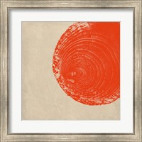 Framed Tree Stump Tangerine