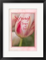 Spring Season of Hope Framed Print