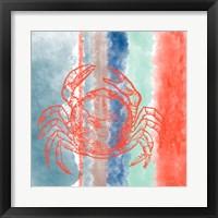 Framed 'Crab Stripes' border=