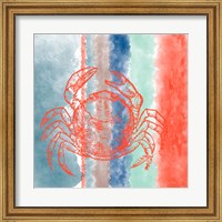 Framed Crab Stripes