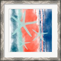 Framed 'Starfish Stripes' border=