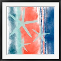 Framed Starfish Stripes