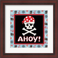 Framed 'Ahoy Pirate Boy III' border=