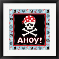 Framed 'Ahoy Pirate Boy III' border=