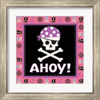 Framed 'Ahoy Pirate Girl III' border=