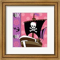 Framed 'Ahoy Pirate Girl V' border=
