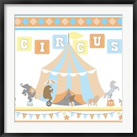 Framed Baby Big Top VII Blue