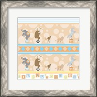 Framed Baby Big Top VIII Blue