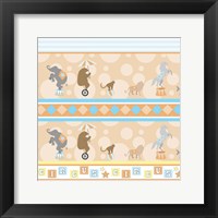 Framed Baby Big Top VIII Blue