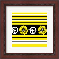 Framed Bold Yellow Flower II