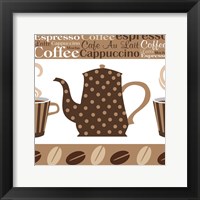 Framed Cafe Au Lait Cocoa Latte II