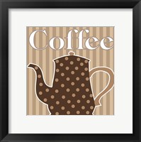 Framed Cafe Au Lait Cocoa Latte V