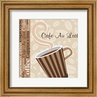 Framed Cafe Au Lait Cocoa Latte IX