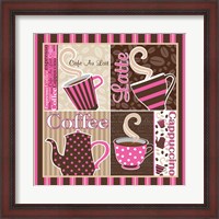 Framed Cafe Au Lait Cocoa Punch XIII