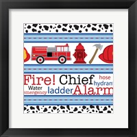 Fire Emergency II Framed Print