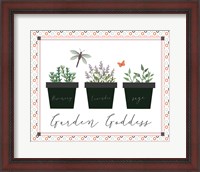 Framed 'Garden II' border=