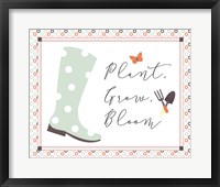 Framed 'Garden III' border=