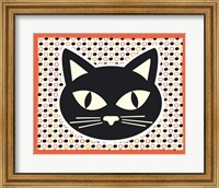 Framed Black Cat