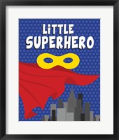 Framed Little Superhero