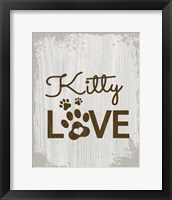 Kitty Love Framed Print
