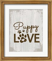 Framed Puppy Love