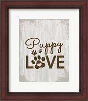 Framed Puppy Love