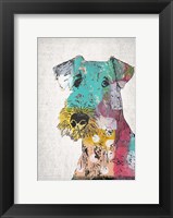 Framed Abstract Dog