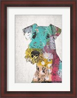 Framed Abstract Dog