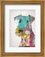 Framed Abstract Dog