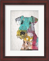 Framed Abstract Dog