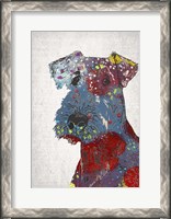 Framed Abstract Dog II
