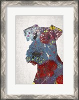 Framed Abstract Dog II