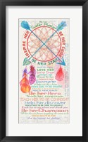 Framed Girls Dream Catcher