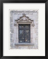 Windows of the World II Framed Print