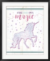 Framed Magic Unicorn