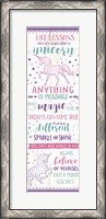 Framed Life Lessons from a Unicorn