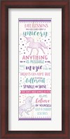 Framed Life Lessons from a Unicorn