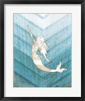 Framed Coastal Mermaid I