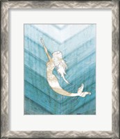 Framed Coastal Mermaid I