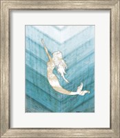 Framed Coastal Mermaid I