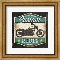 Framed 'Custom Rides' border=