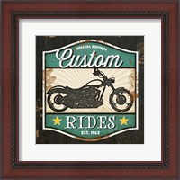 Framed 'Custom Rides' border=