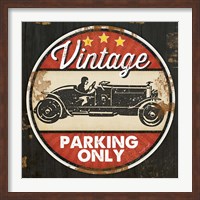 Framed Vintage Parking