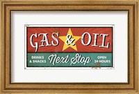 Framed Gas and Oil
