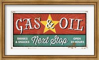 Framed Gas and Oil