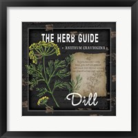 Framed 'Herb Guide Dill' border=
