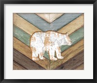 Framed Lodge Bear