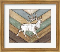 Framed 'Lodge Elk' border=