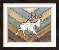 Framed Lodge Elk